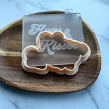 Hugs & Kisses - Cookie PopUP Stamp with optional matching cutter