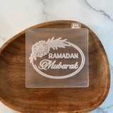 Ramadan Mubarak - Cookie Debosser Stamp with matching cutter