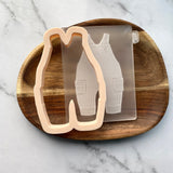 Baby Onesie Knit Texture Cookie Stamp and Cutter