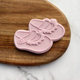 Baby Girl Shoes Embosser Stamp and Cutter