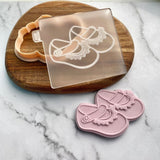 Baby Girl Shoes Embosser Stamp and Cutter