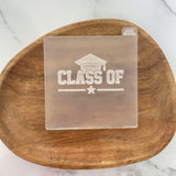 Customisable “Class Of” Graduation Cookie Embosser | Graduation Cookie Stamp | Fondant Embosser | Cookie Decorating Tool