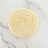 Customisable “Class Of” Graduation Cookie Embosser | Graduation Cookie Stamp | Fondant Embosser | Cookie Decorating Tool