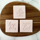 Eid Mini Stamps - Cookie Embosser Stamps - Pack of 3