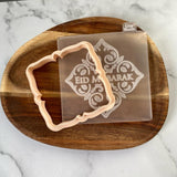Eid Mubarak - Cookie Debosser Stamp with matching cutter