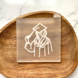 Graduation Girl - Cookie Embosser Stamp