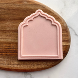 Mosque Double Arch Cookie Embosser Stamp and Cutter