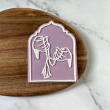 Prayer Hands With Beads - Cookie Debosser Stamp