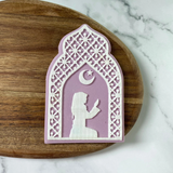 Muslim Woman Praying- Cookie Debosser Stamp with optional matching cutter