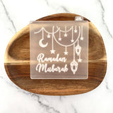 Ramadan Mubarak Lanterns with Arch Cookie Cutter