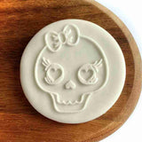 Cute Skull fondant outbosser stamp