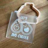Let's Avo-Cuddle Valentine reverse embosser cutter