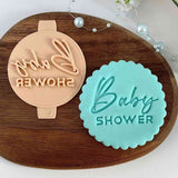 Baby shower 3D cookie cutter stamp.