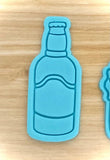 Beer Bottle fondant cookie embosser stamp