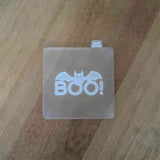 Boo Halloween bat popup cookie stamp