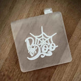 Boo Halloween spider popup cookie cutter.