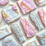 Indian Lehenga-Bride and Sherwani-Groom Outfits cookies