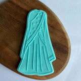 Indian Lahenga Bride Outfit for wedding fondant debosser stamp for cakes, cookies, biscuits and cupcakes.