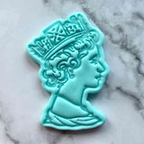 Commemorative Queen Elizabeth II fondant embosser stamp
