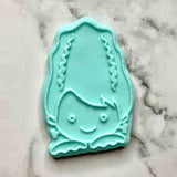 Cute Bride Frankenstein fondant outbosser cookie stamp and cutter.
