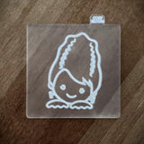 Cute Bride Frankenstein popup cookie cutter.