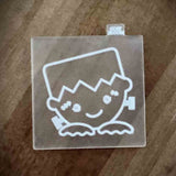 Cute Frankenstein popup cookie stamp and cutter