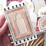 Eid Mubarak Prayer Mat cookies made with our cookie cutters.