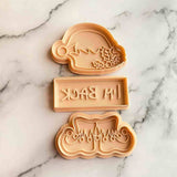 Elf on the shelf 3D cookie cutter for cupcakes, cakes and biscuits.