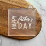 Happy Father's Day cookie popup stamp