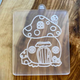 Fairy house popup cookie stamp and cutter.
