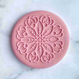 Floral Mandala Cookie fondant outbosser cutter