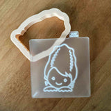 Frankenstein Cute Bride reverse embosser cutter and stamp