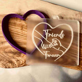 Friends forever crossing pinkies cookie outbosser stamp and cutter.