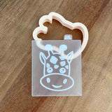 Giraffe Wild One Jungle  reverse embosser cookie cutter