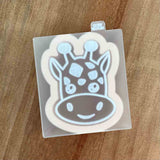 Giraffe Wild One Jungle reverse embosser cookie stamp and cutter
