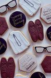 Glasses made with our cookie cutters and stamps.