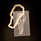 Groom Outfit icing outbosser stamp