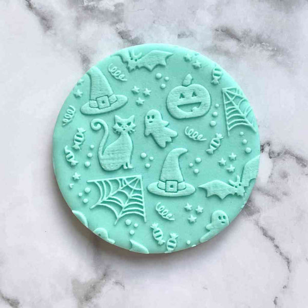Halloween Pattern icing biscuit outbosser stamp