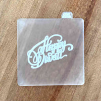 Happy Diwali acrylic cookie stamp