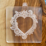 Henna Heart outbosser cookie stamp.