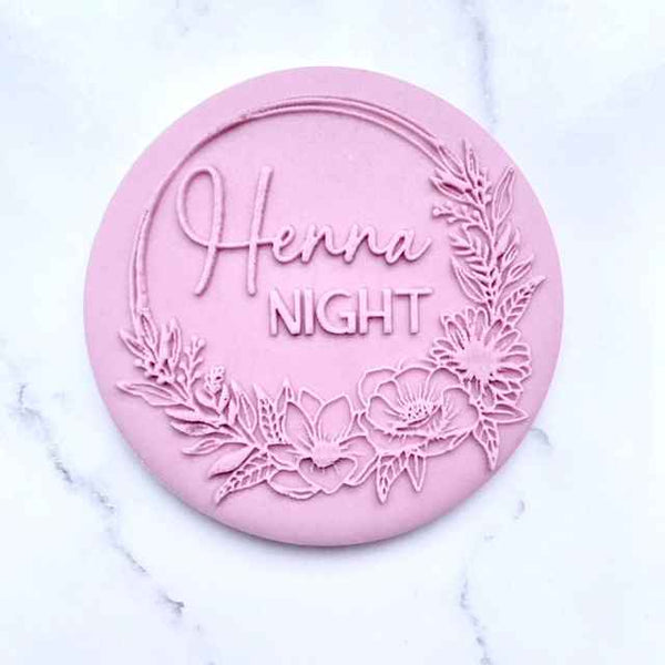Henna Night fondant outbosser cookie stamp
