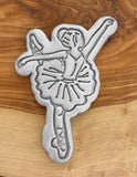 Christmas Nutcracker Ballerina Stamp and Cutter.  Icing Fondant Biscuit Cookie Stamp