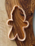 Gingerbread Man Fondant POPup Debosser Stamp with Cutter