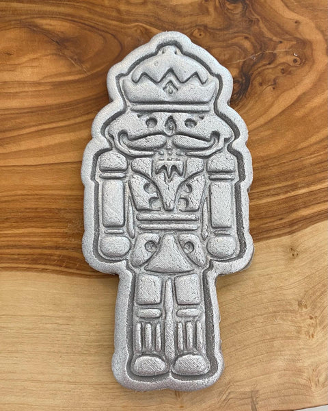 Christmas Nutcracker Embosser Stamp and Cutter. Icing Fondant Biscuit Cookie Stamp