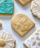 Life Is Better With Friends. Friendship Fondant POPup Debosser Stamp. Icing Cupcake Decoration