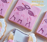 Graduation Hands Throwing Graduation Hats Embosser Cupcake Stamp