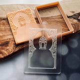 Islamic Arch with Lantern Outbosser Stamp. Perfect cookie cutter for Ramadan Mubarak