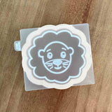 Lion Wild One Jungle reverse embosser cookie cutter