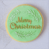 Merry Christmas popup cookie cutter.