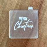 Merry Christmas popup debosser cookie cuttre